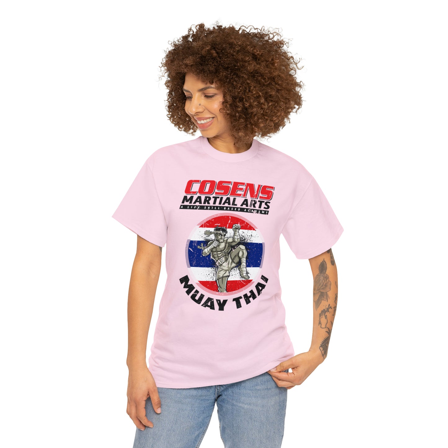 Adult "Muay Thai" Cosens Martial Arts Unisex Heavy Cotton Tee Unisex Heavy Cotton Tee