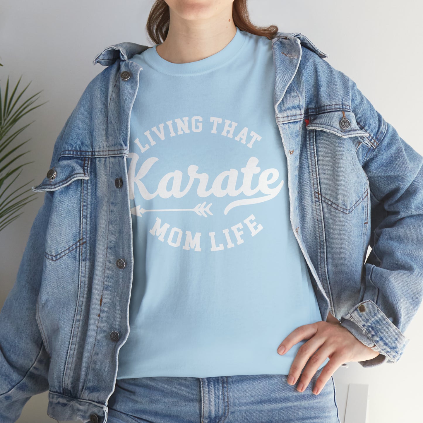 Karate Mom Life! Shirt For Mom, Heavy Cotton Tee
