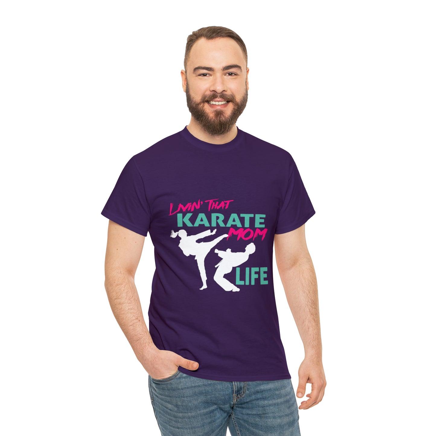 Copy of Livin' That Karate Mom Life Heavy Cotton Tee