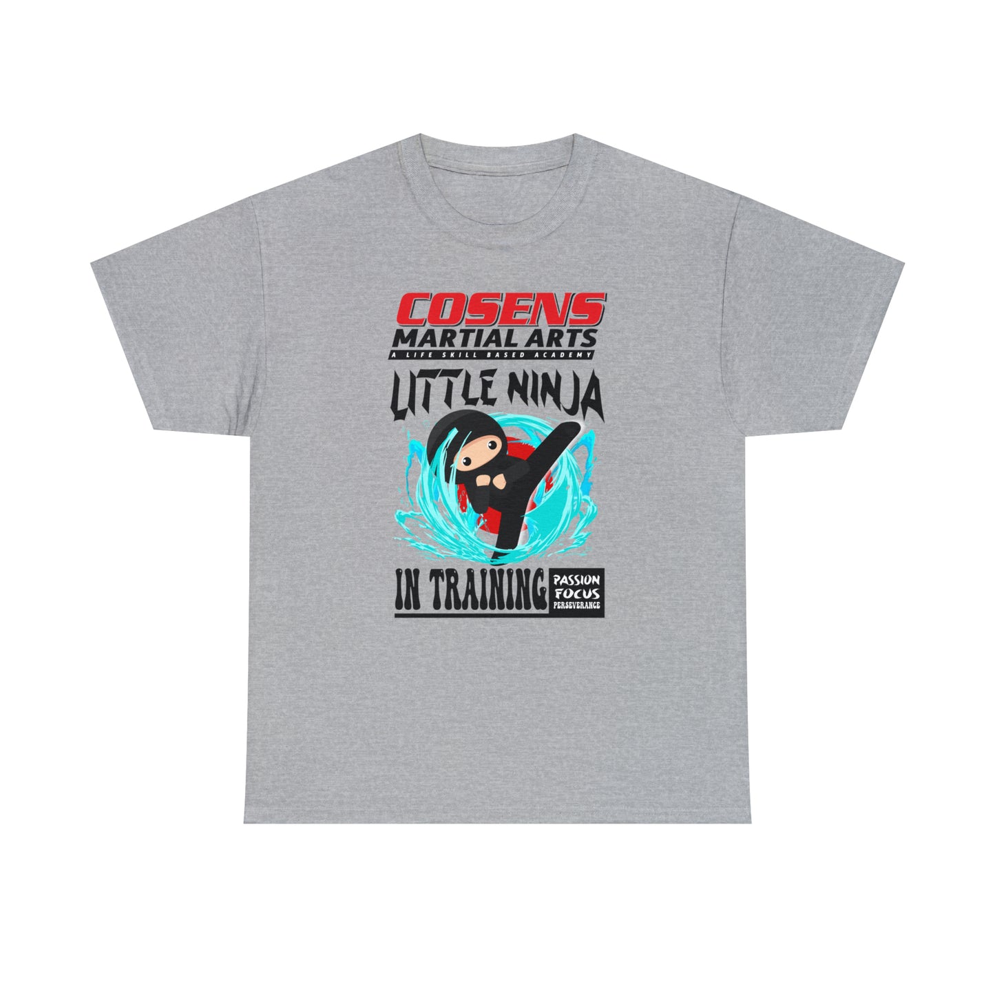 Adult "Little Ninja in Training" Cosens Martial Arts Unisex Heavy Cotton Tee Unisex Heavy Cotton Tee