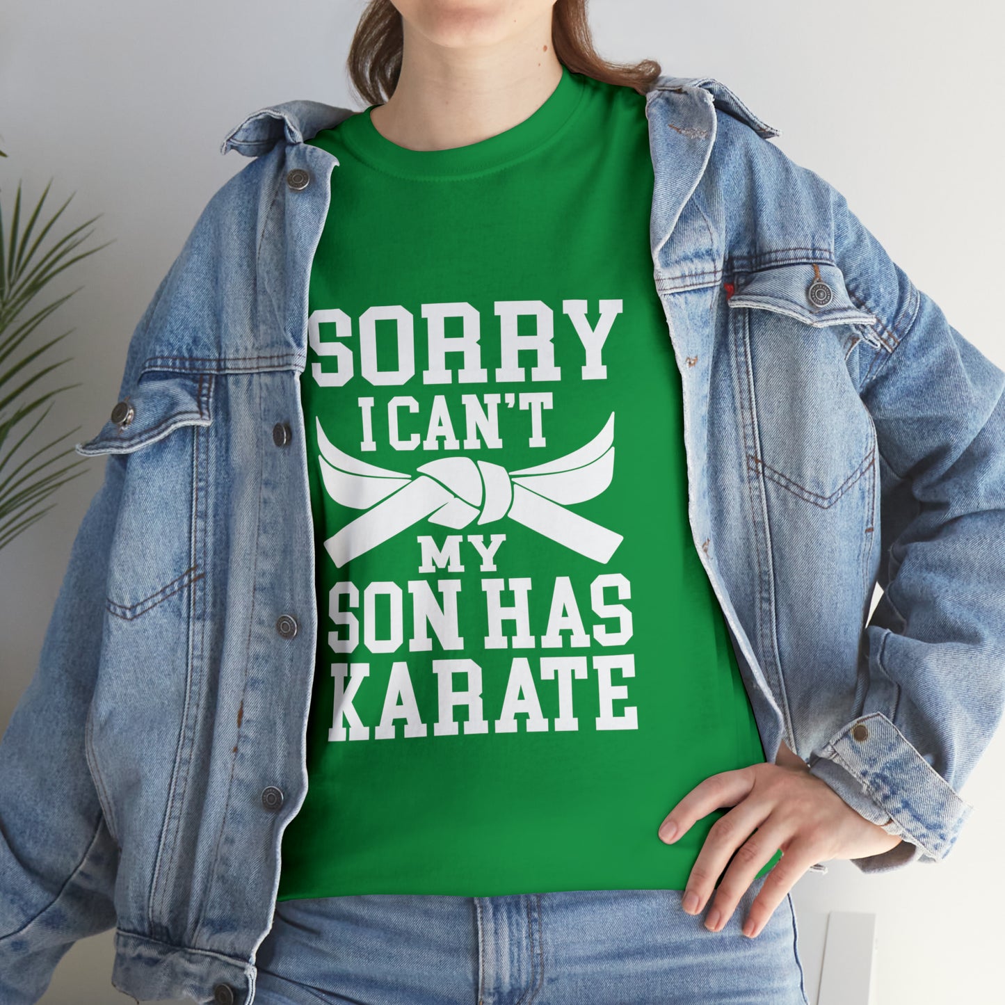 Sorry I Can't Karate Shirt, Shirt For Mom or Dad Heavy Cotton Tee