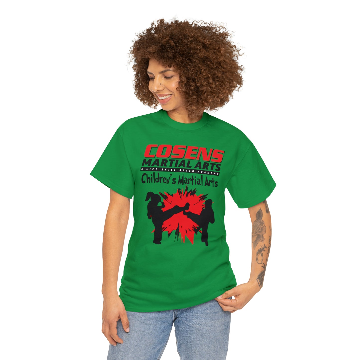 Adult "Childrens Martial Arts" Cosens Martial Arts Unisex Heavy Cotton Tee Unisex Heavy Cotton Tee