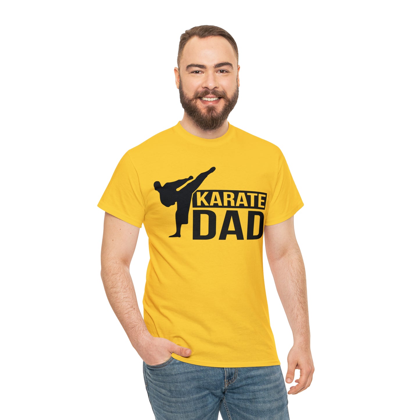 Karate Dad New Heavy Cotton Tee