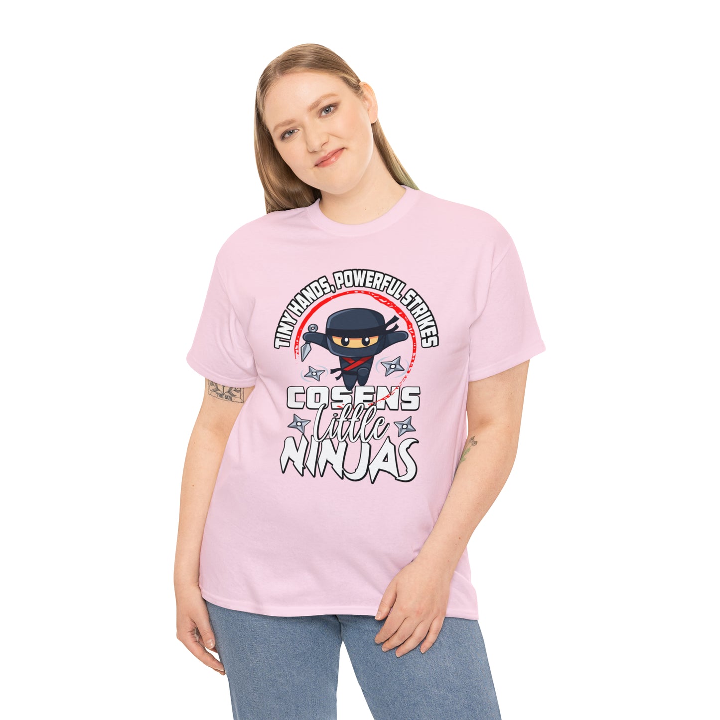 Adult "Little Ninjas" Cosens Martial Arts Unisex Heavy Cotton Tee Unisex Heavy Cotton Tee