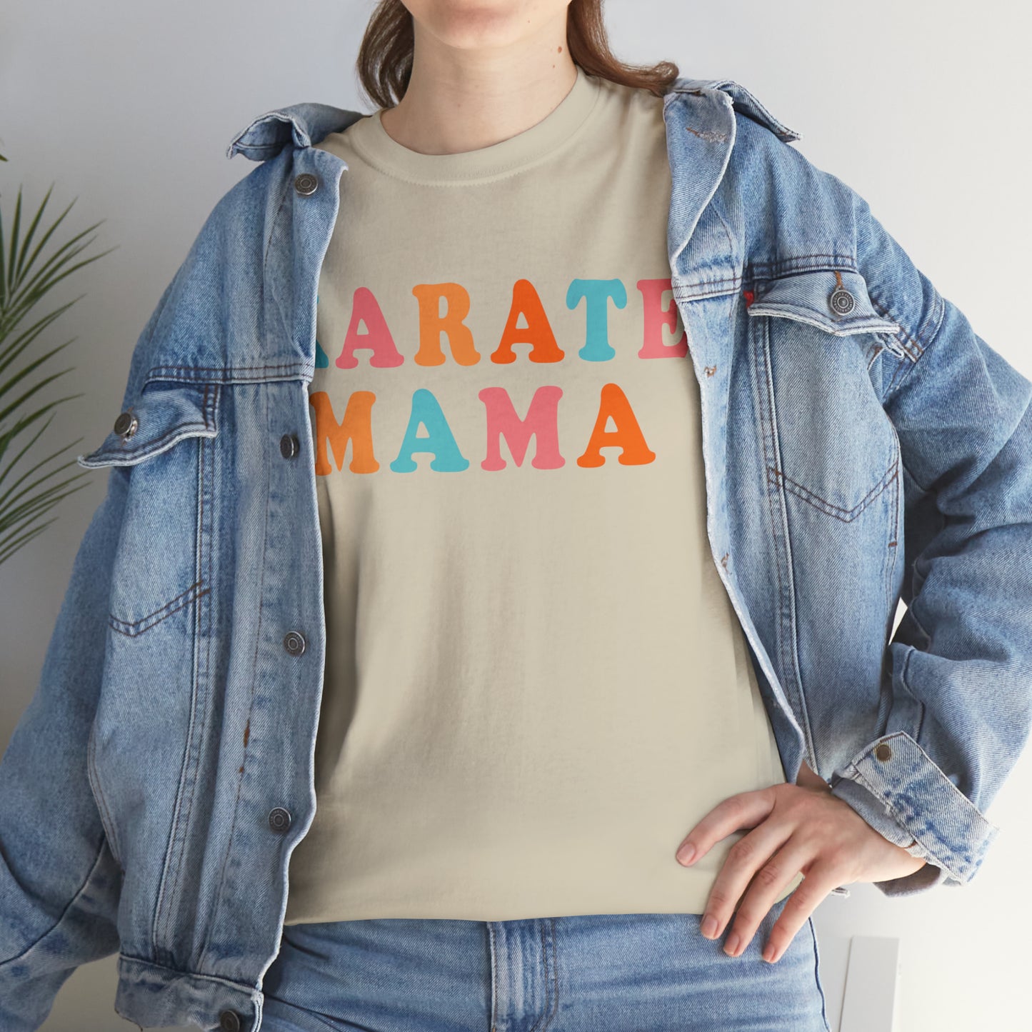 Karate Mama, Shirt For Mom, Heavy Cotton Tee