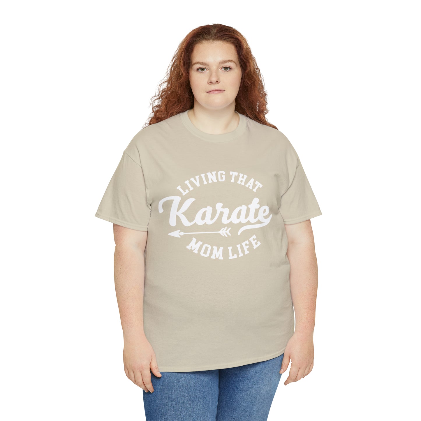 Karate Mom Life! Shirt For Mom, Heavy Cotton Tee