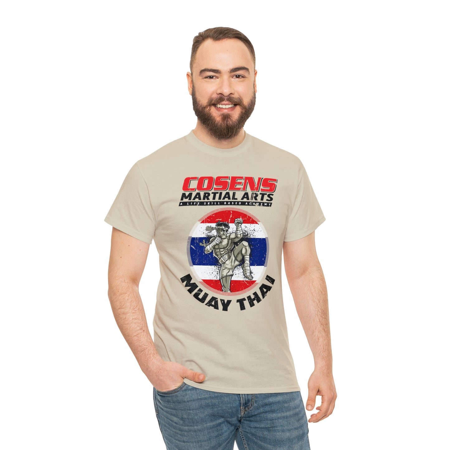 Adult "Muay Thai" Cosens Martial Arts Unisex Heavy Cotton Tee Unisex Heavy Cotton Tee