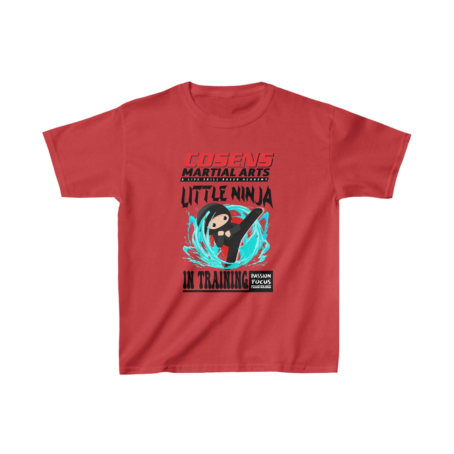 Kids "Ninja In Training" Cosens Martial Arts Unisex Heavy Cotton Tee Kids Heavy Cotton™ Tee