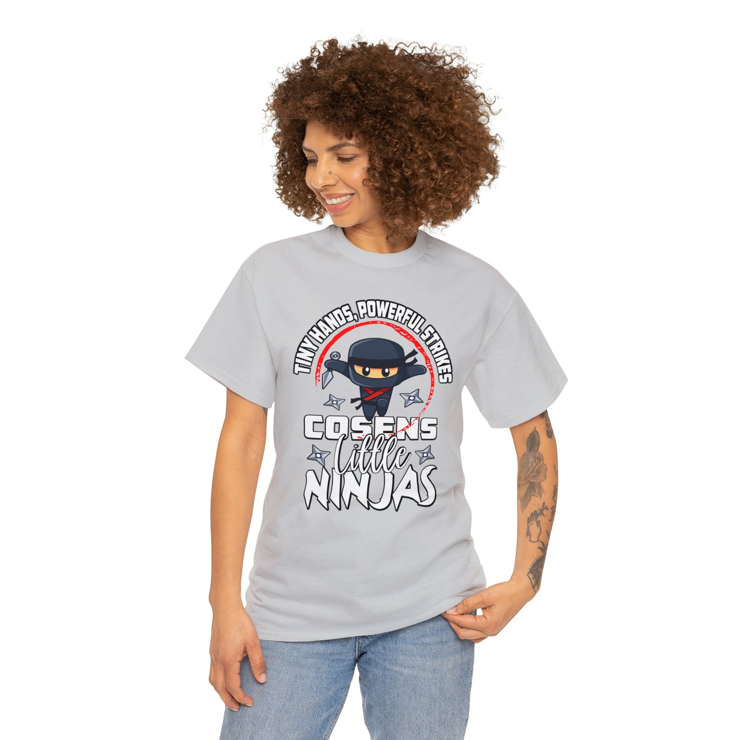 Adult "Little Ninjas" Cosens Martial Arts Unisex Heavy Cotton Tee Unisex Heavy Cotton Tee