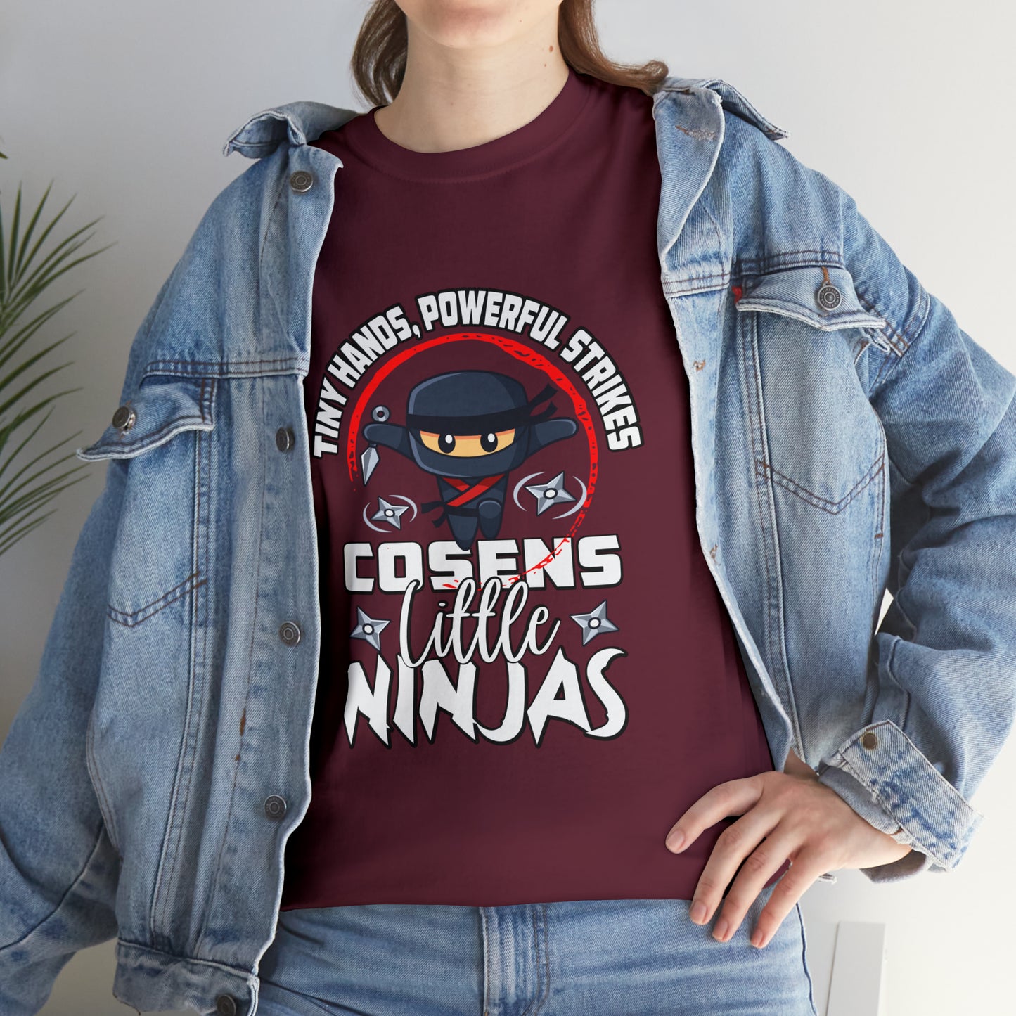 Little Ninjas Adult Unisex Heavy Cotton Tee
