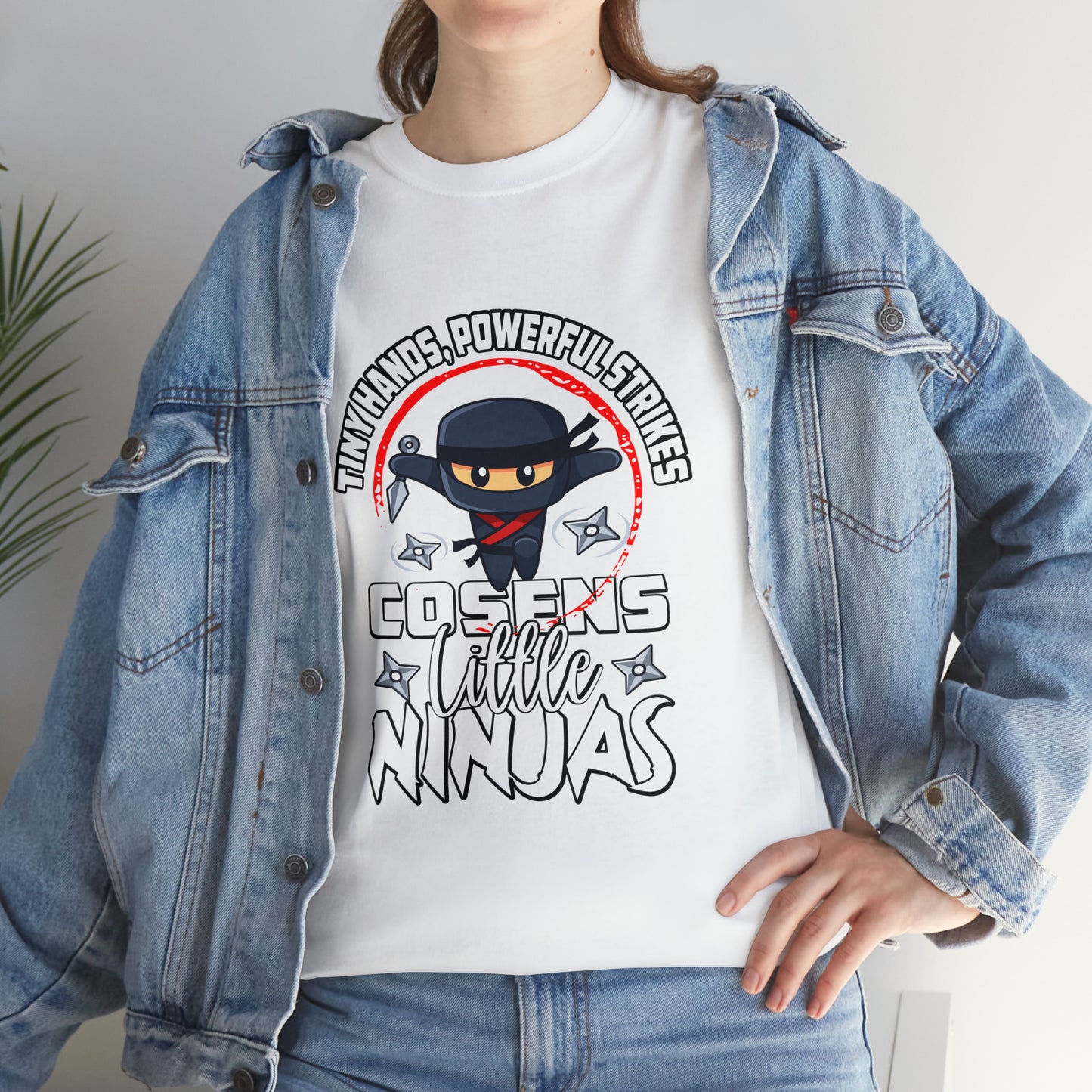 Little Ninjas Adult Unisex Heavy Cotton Tee