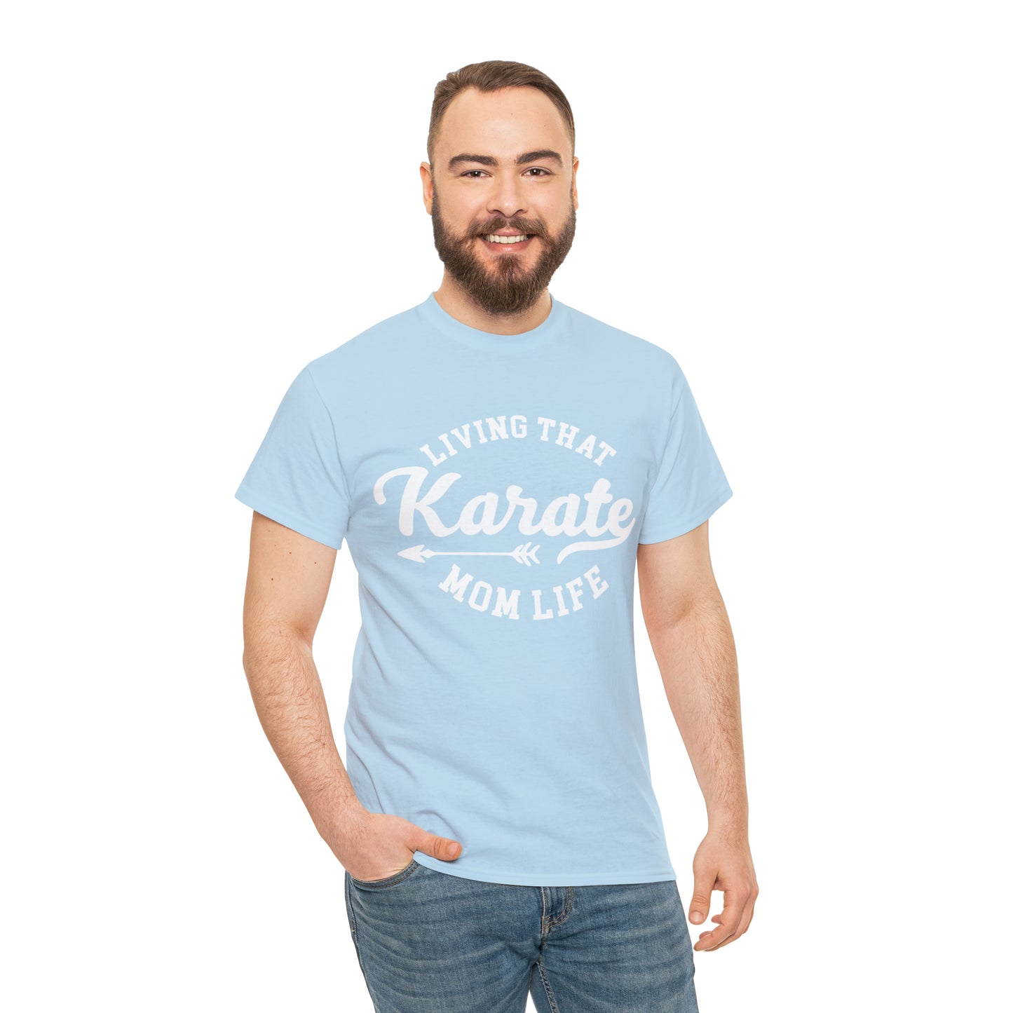 Karate Mom Life! Shirt For Mom, Heavy Cotton Tee