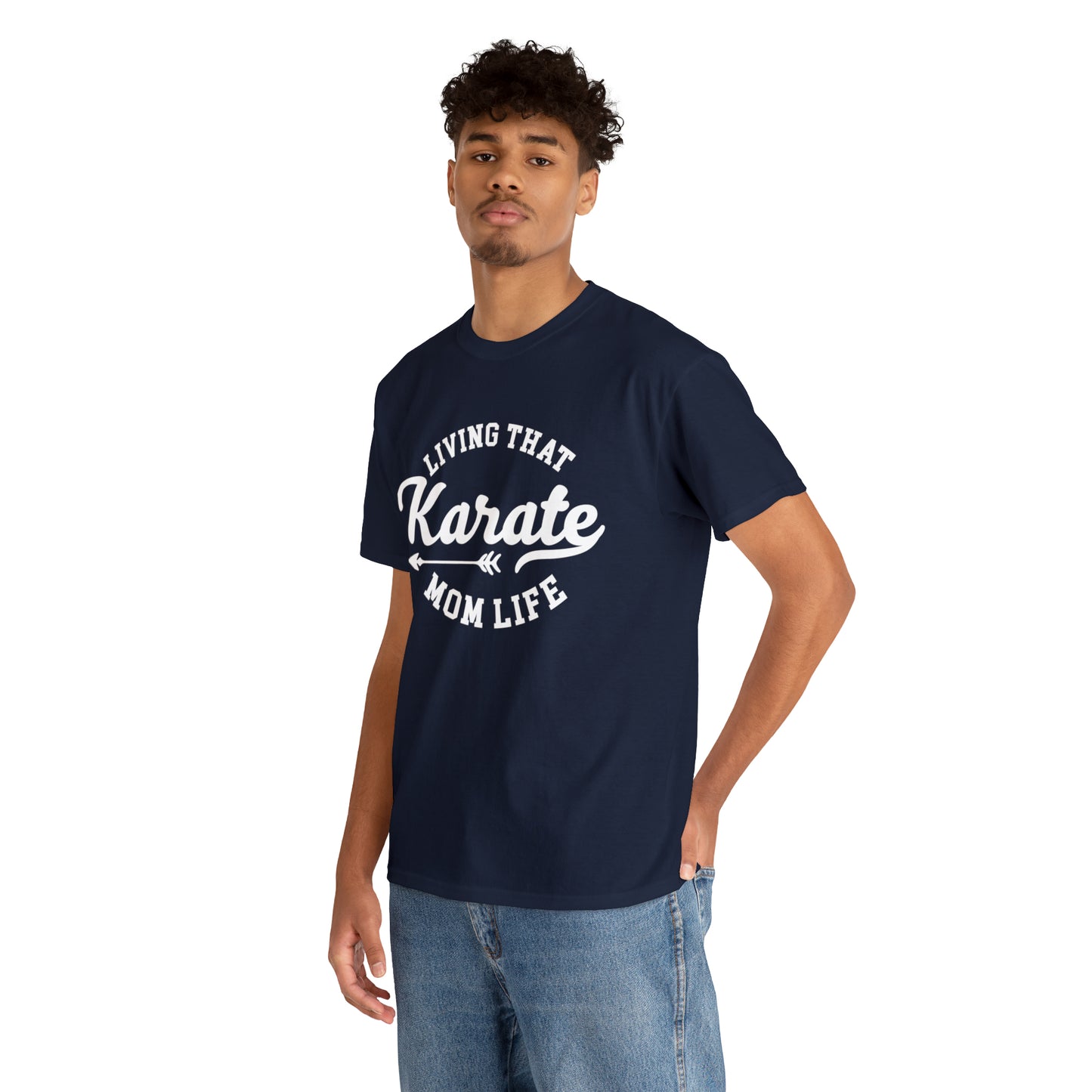 Karate Mom Life! Shirt For Mom, Heavy Cotton Tee