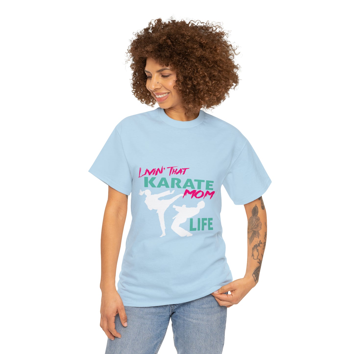 Copy of Livin' That Karate Mom Life Heavy Cotton Tee