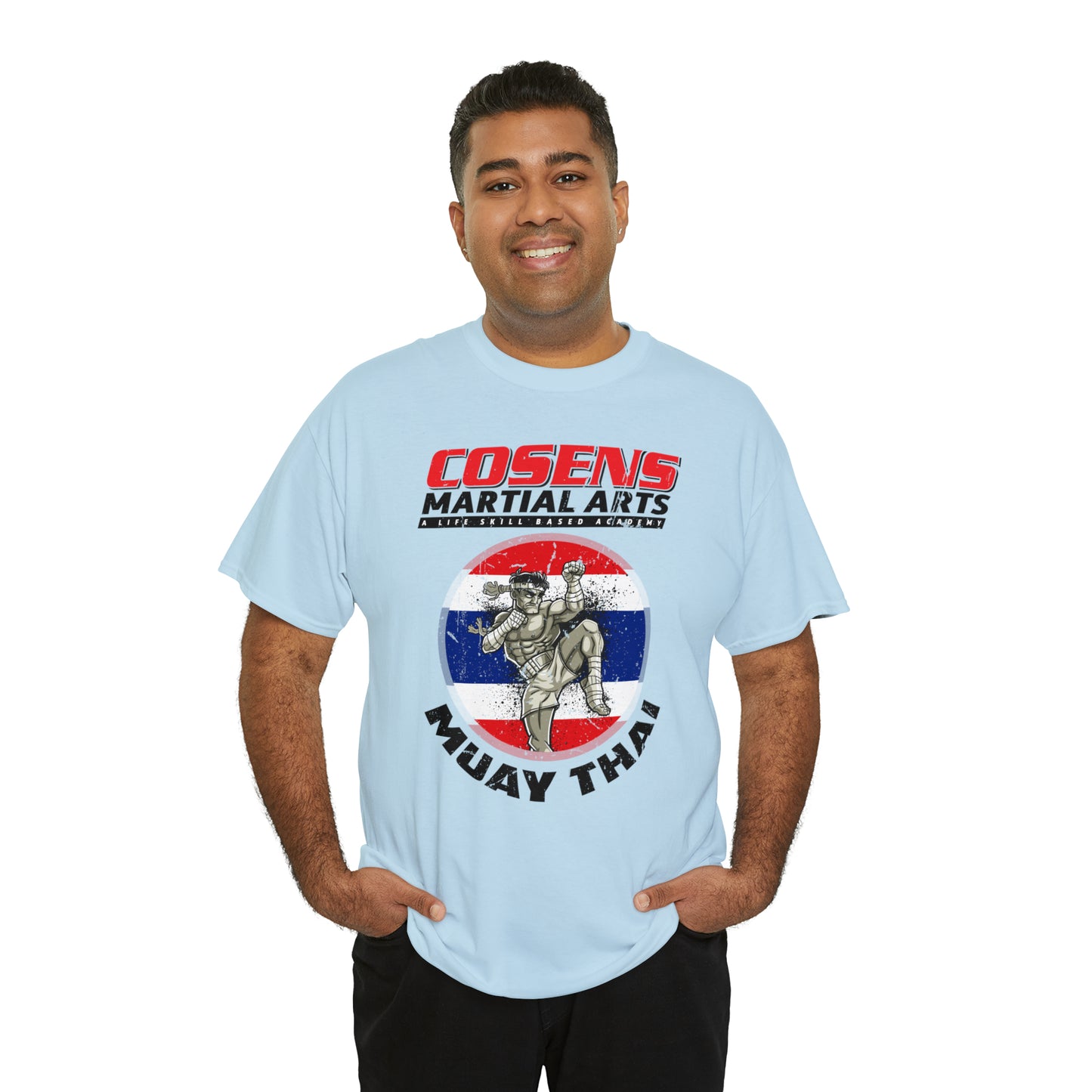 Adult "Muay Thai" Cosens Martial Arts Unisex Heavy Cotton Tee Unisex Heavy Cotton Tee