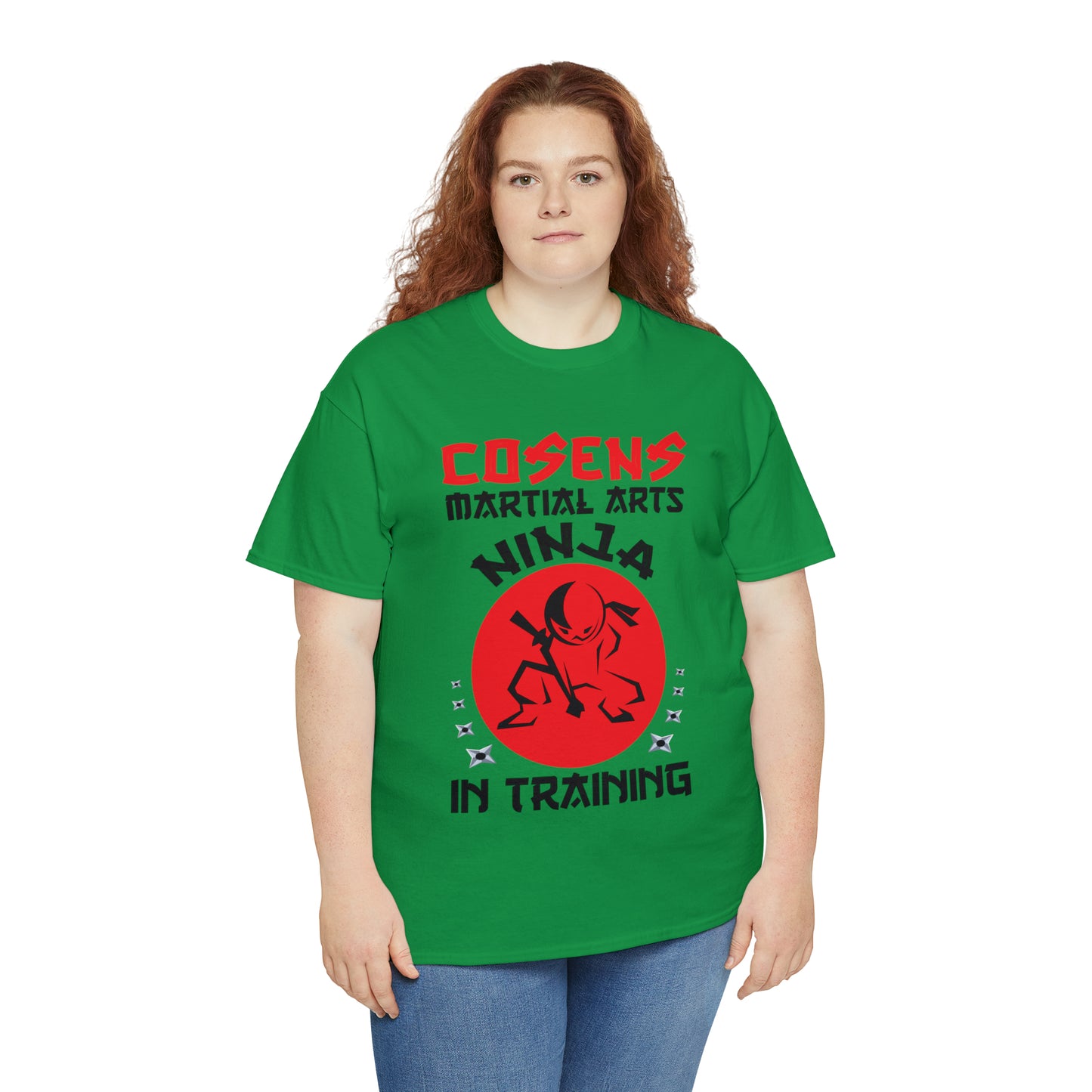 Adult "Ninja in Training" Unisex Heavy Cotton Tee