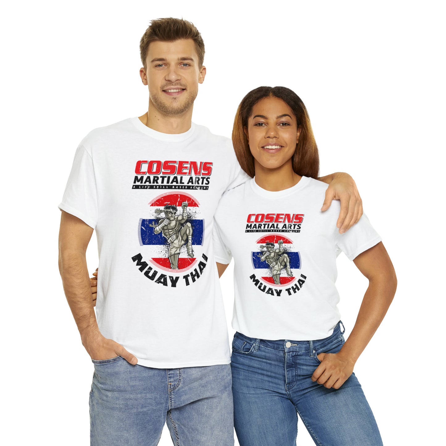 Adult "Muay Thai" Cosens Martial Arts Unisex Heavy Cotton Tee Unisex Heavy Cotton Tee