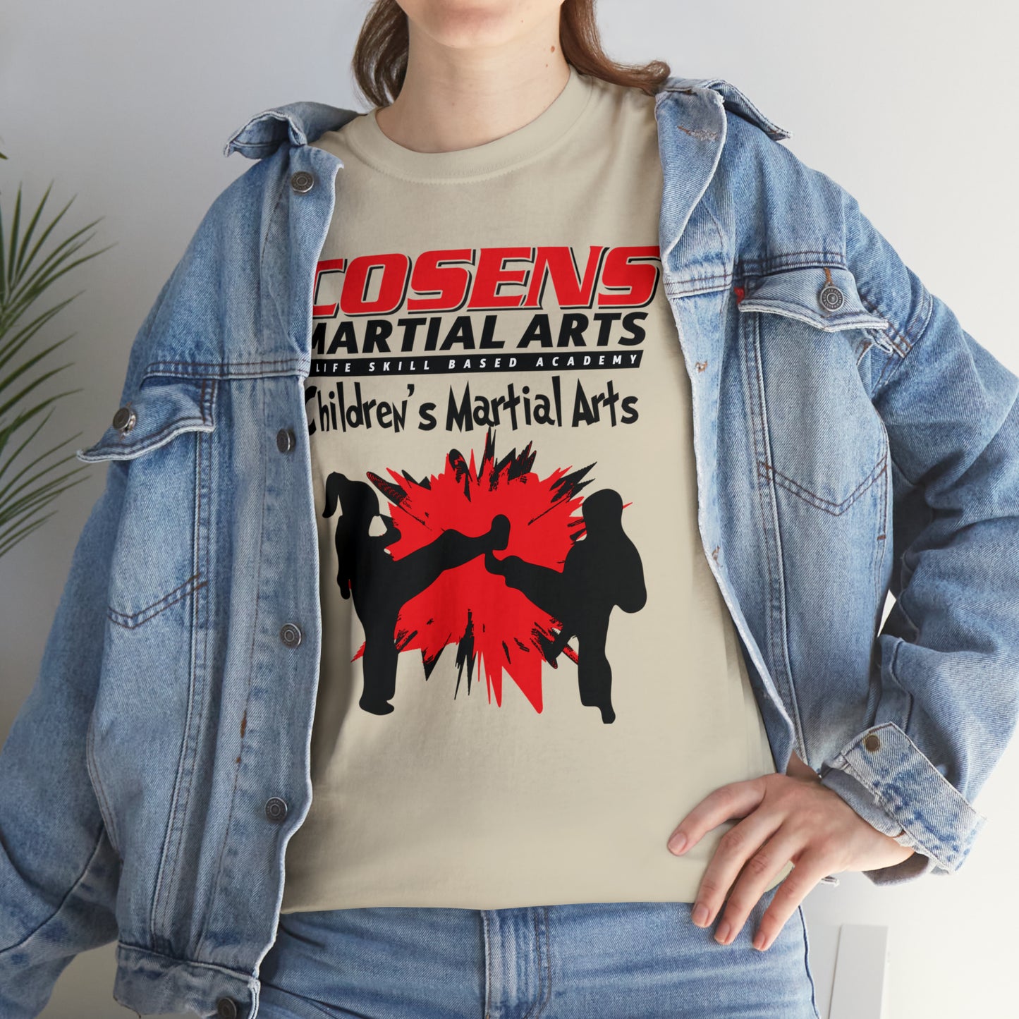 Adult "Childrens Martial Arts" Cosens Martial Arts Unisex Heavy Cotton Tee Unisex Heavy Cotton Tee