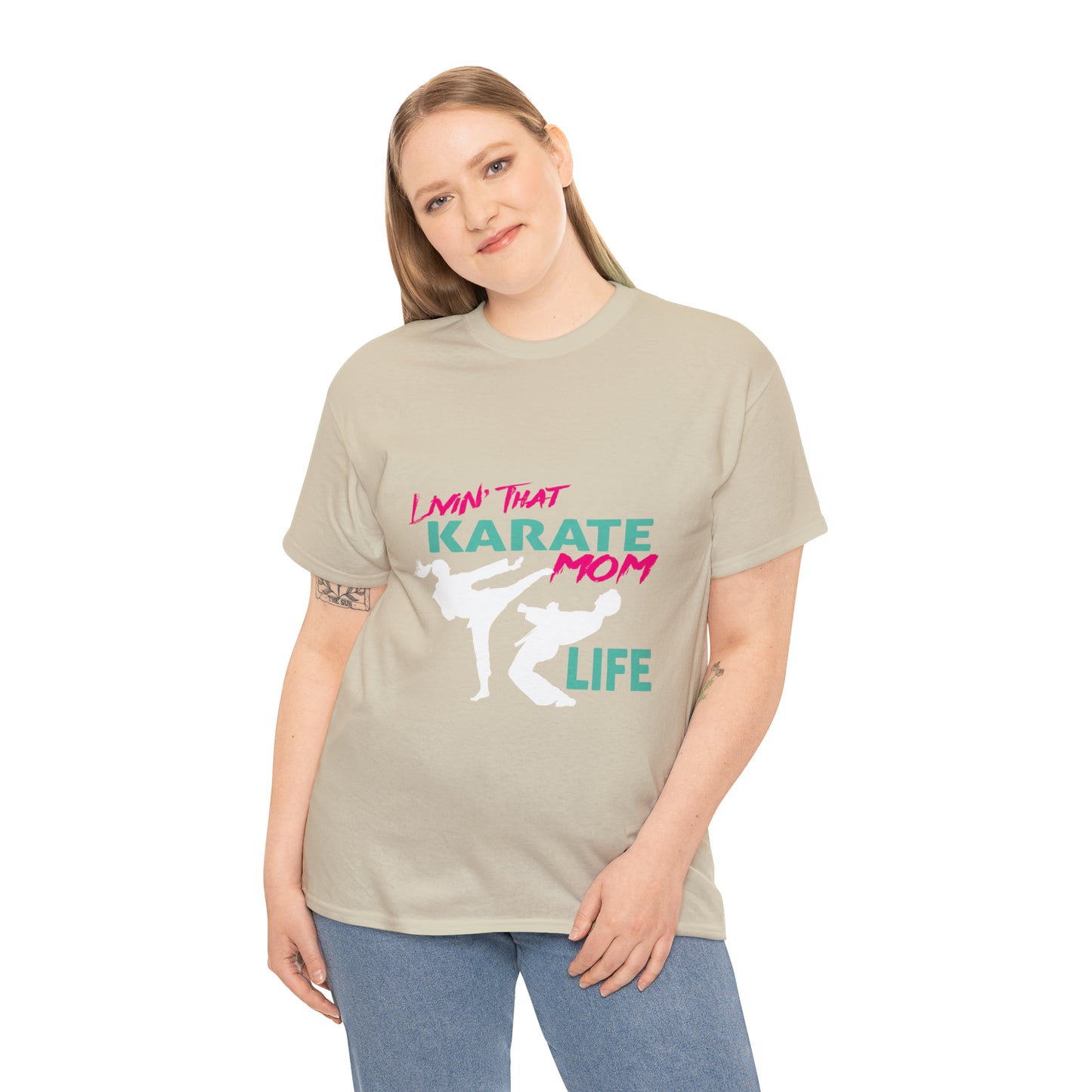 Copy of Livin' That Karate Mom Life Heavy Cotton Tee