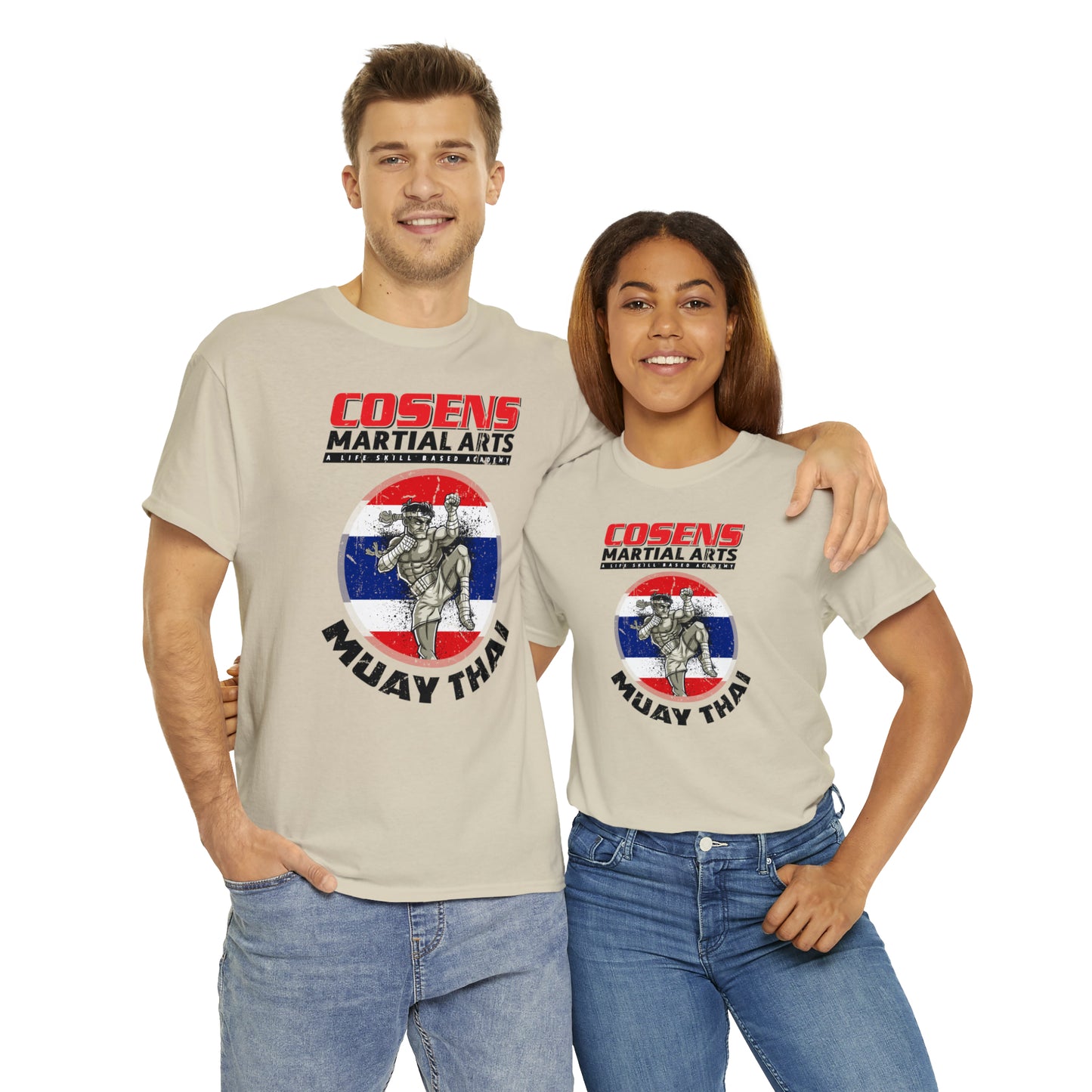 Adult "Muay Thai" Cosens Martial Arts Unisex Heavy Cotton Tee Unisex Heavy Cotton Tee