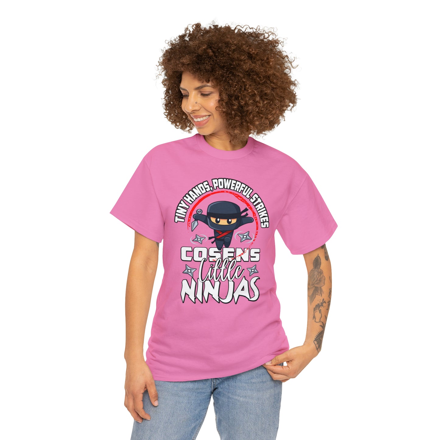 Adult "Little Ninjas" Cosens Martial Arts Unisex Heavy Cotton Tee Unisex Heavy Cotton Tee