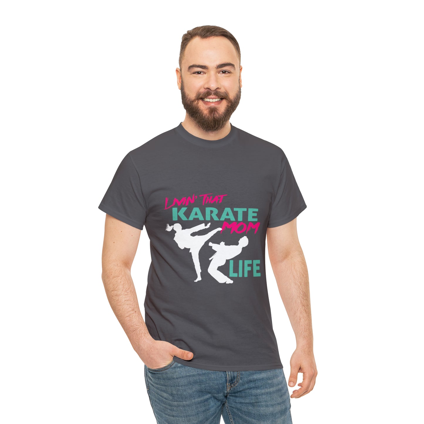 Copy of Livin' That Karate Mom Life Heavy Cotton Tee