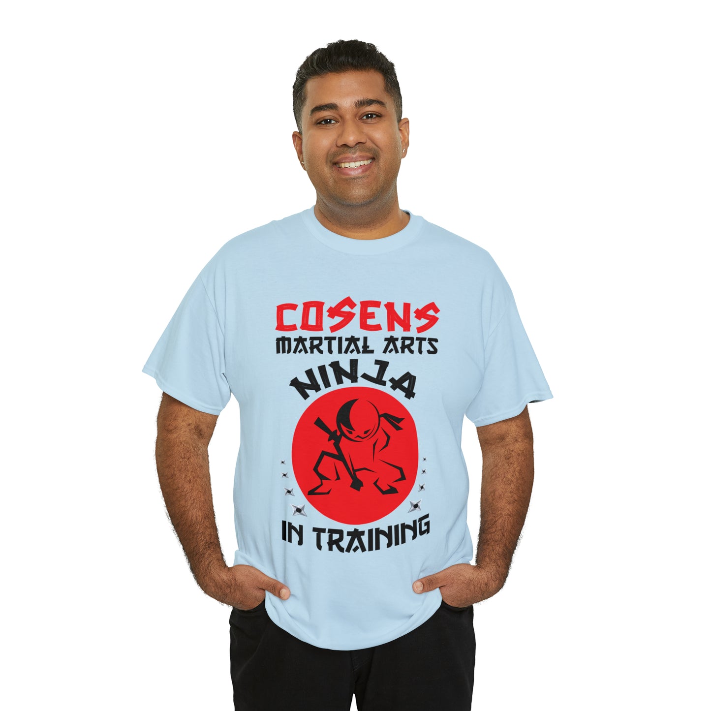 Adult "Ninja in Training" Unisex Heavy Cotton Tee