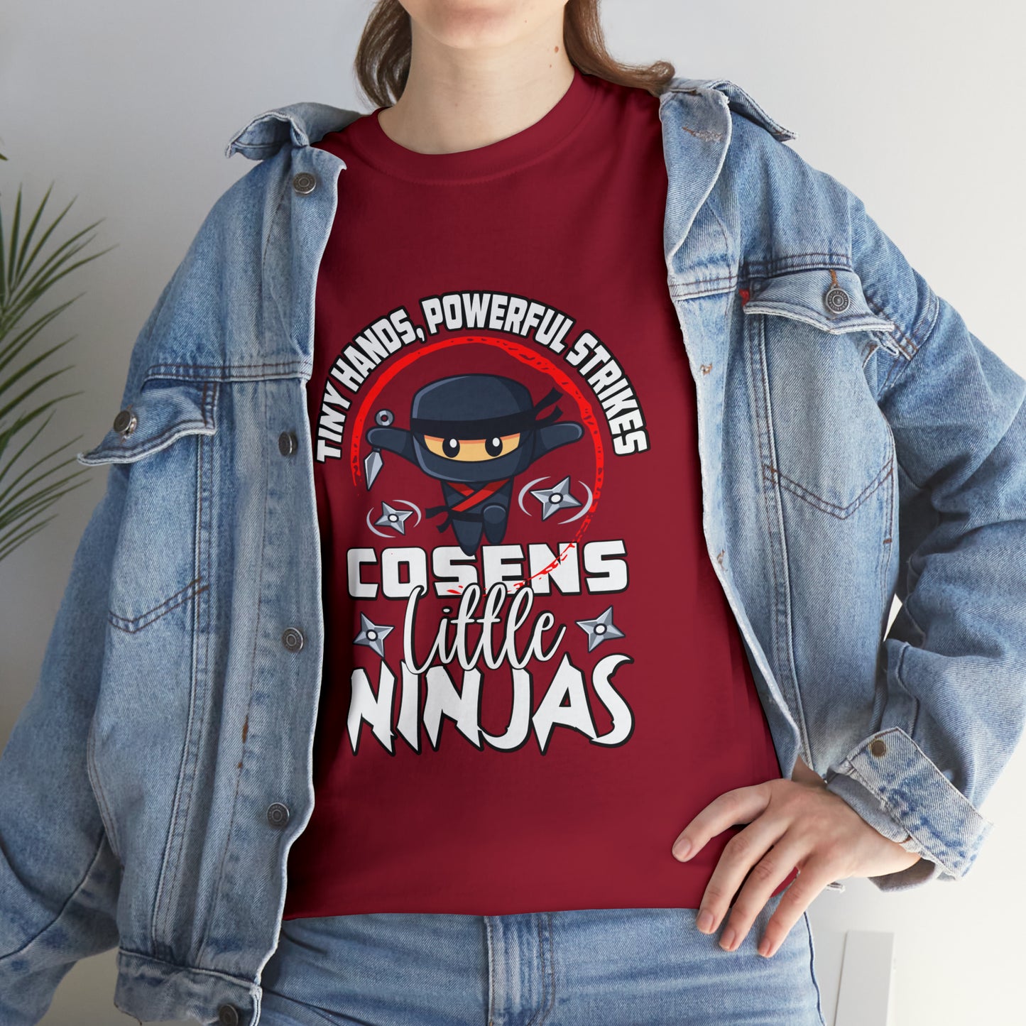 Little Ninjas Adult Unisex Heavy Cotton Tee