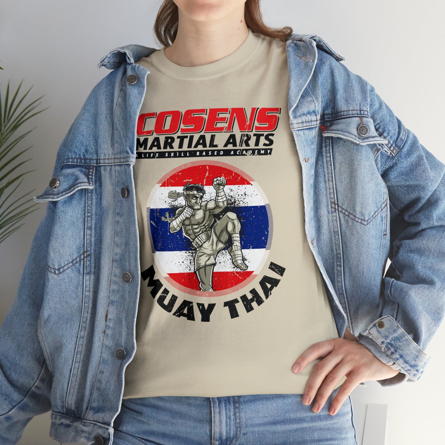 Adult "Muay Thai" Cosens Martial Arts Unisex Heavy Cotton Tee Unisex Heavy Cotton Tee