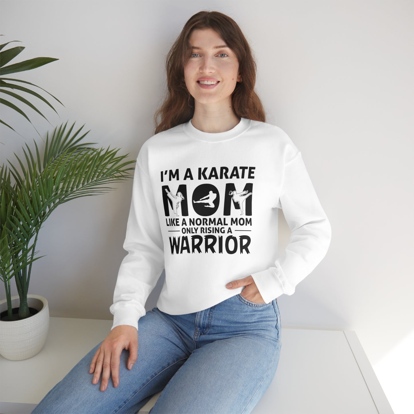 Cosens I'm a Karate Mom Heavy Blend™ Crewneck Sweatshirt