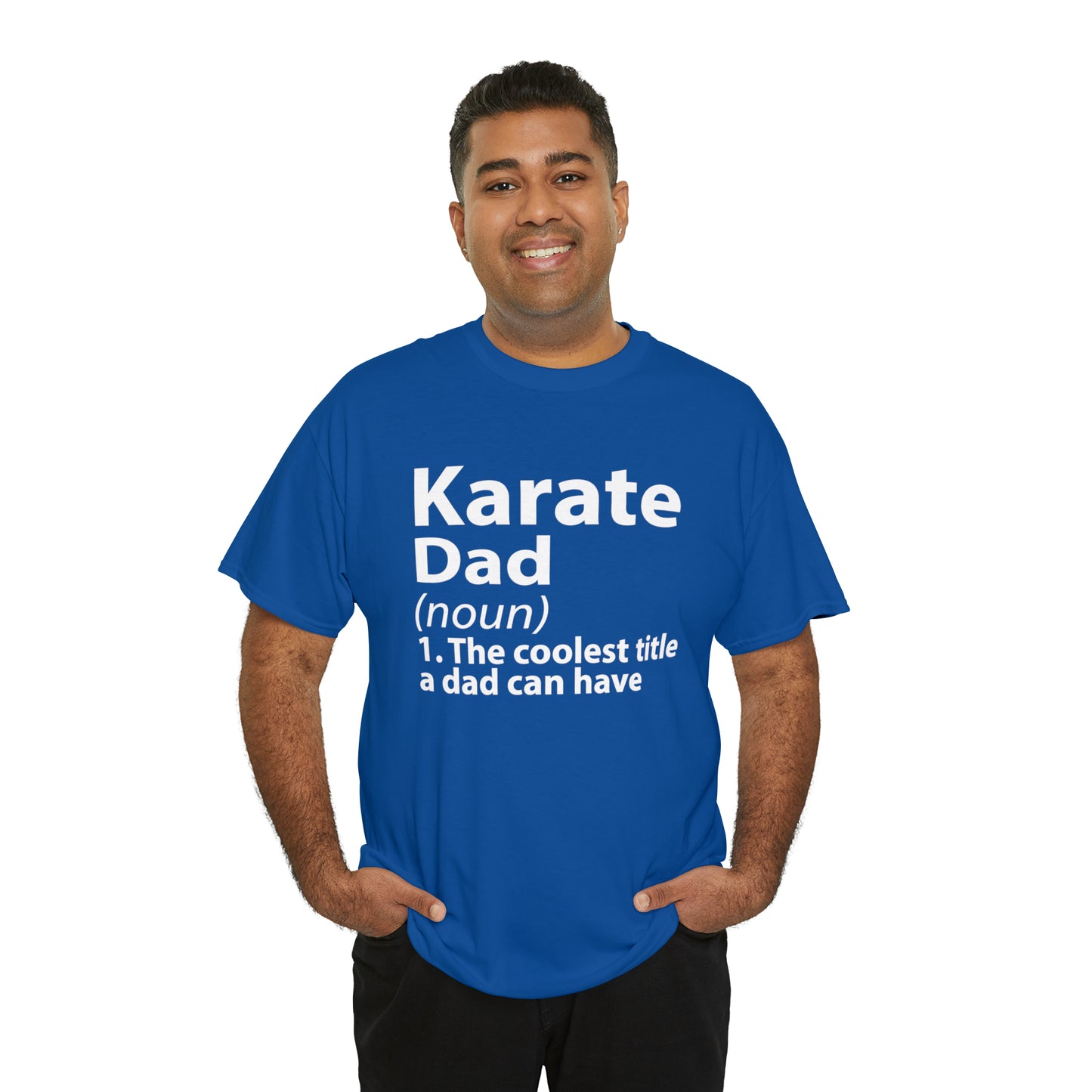 Karate Dad Noun Heavy Cotton Tee