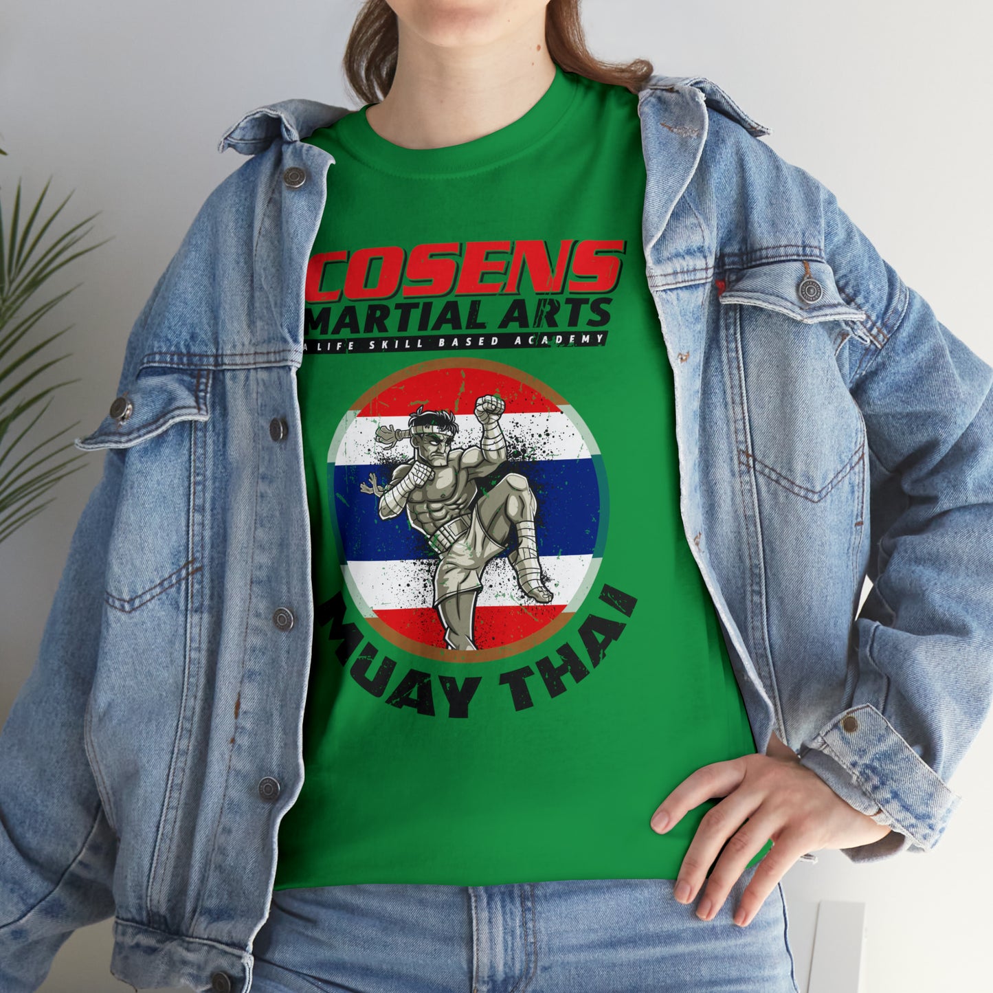 Adult "Muay Thai" Cosens Martial Arts Unisex Heavy Cotton Tee Unisex Heavy Cotton Tee