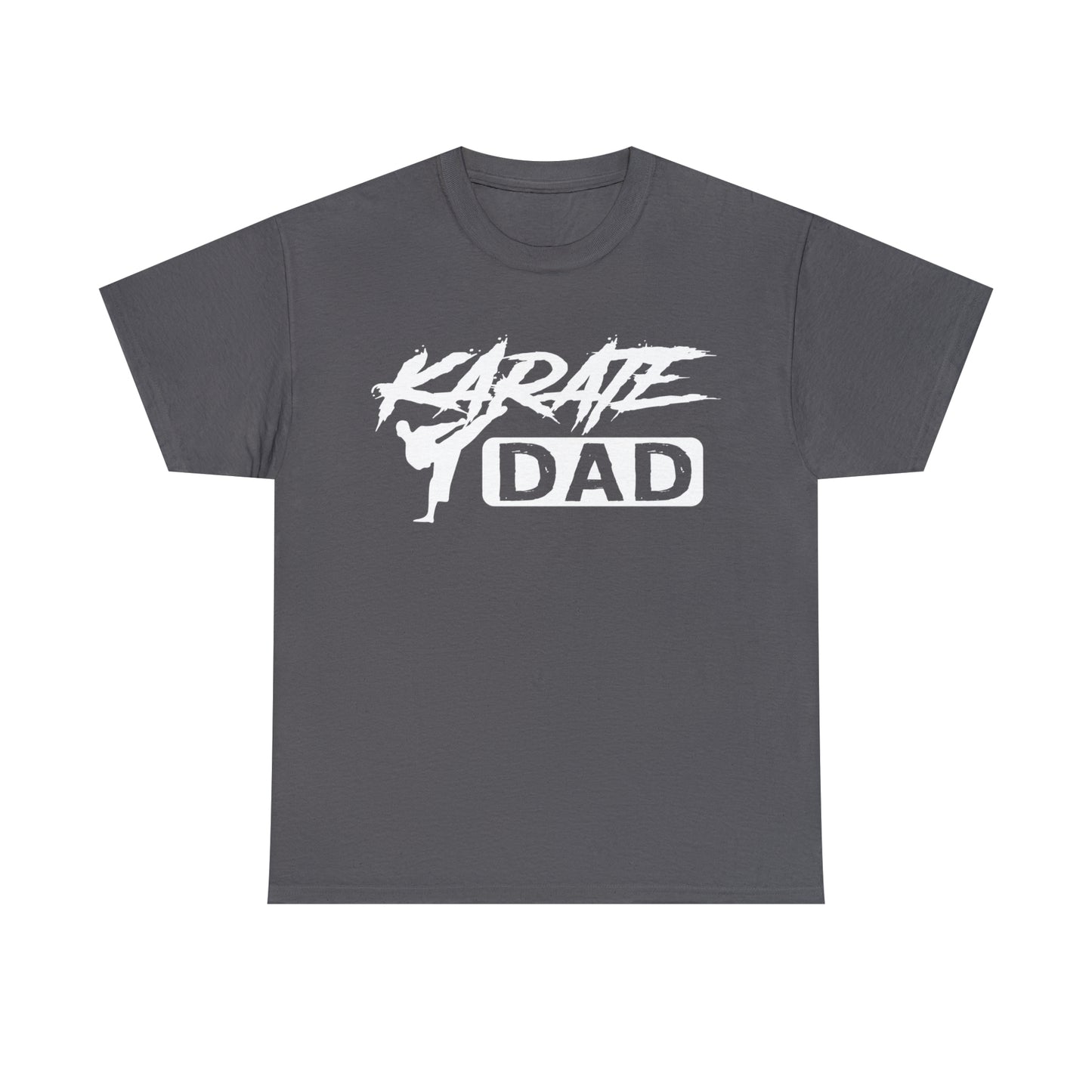 Karate Dad Kicking New Heavy Cotton Tee