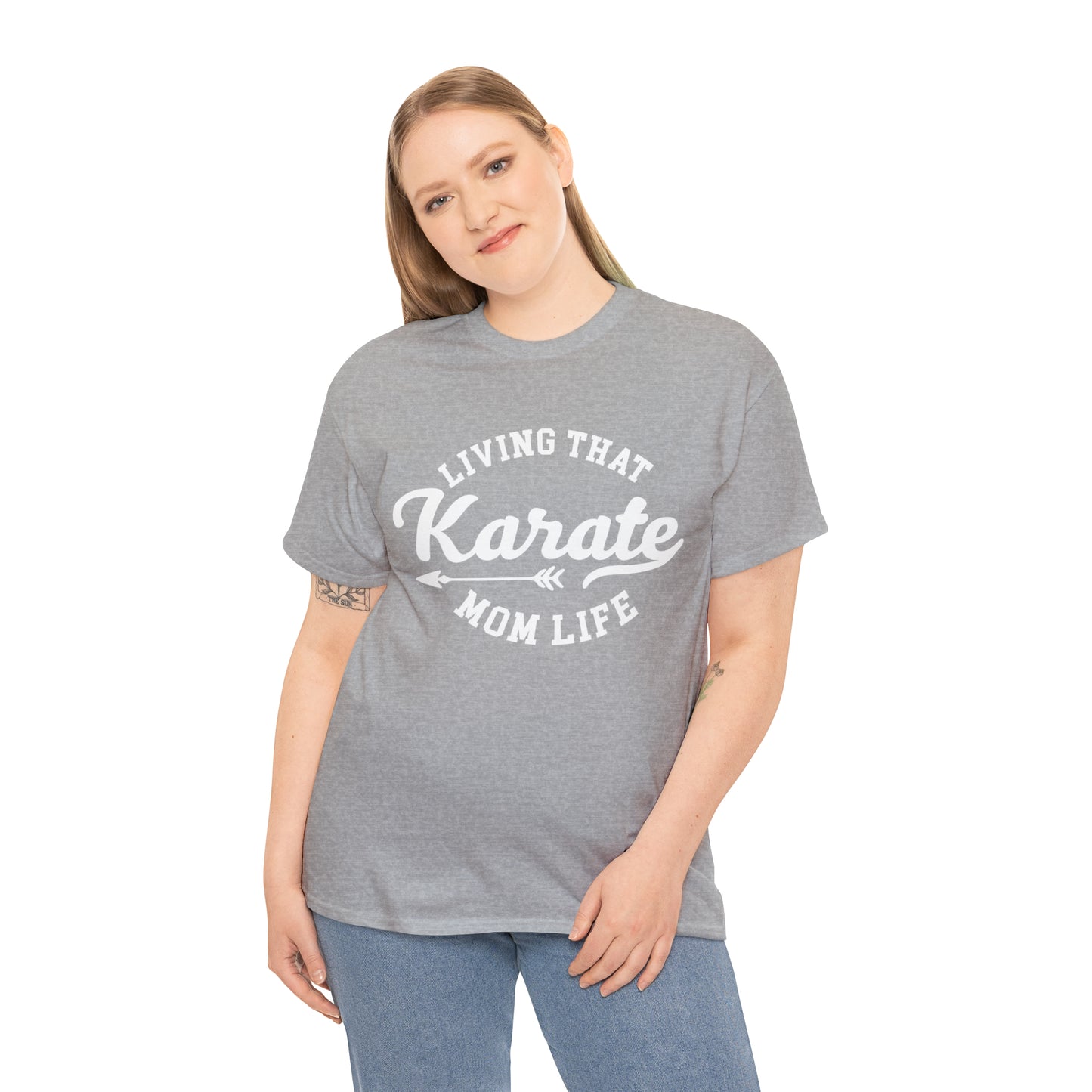 Karate Mom Life! Shirt For Mom, Heavy Cotton Tee