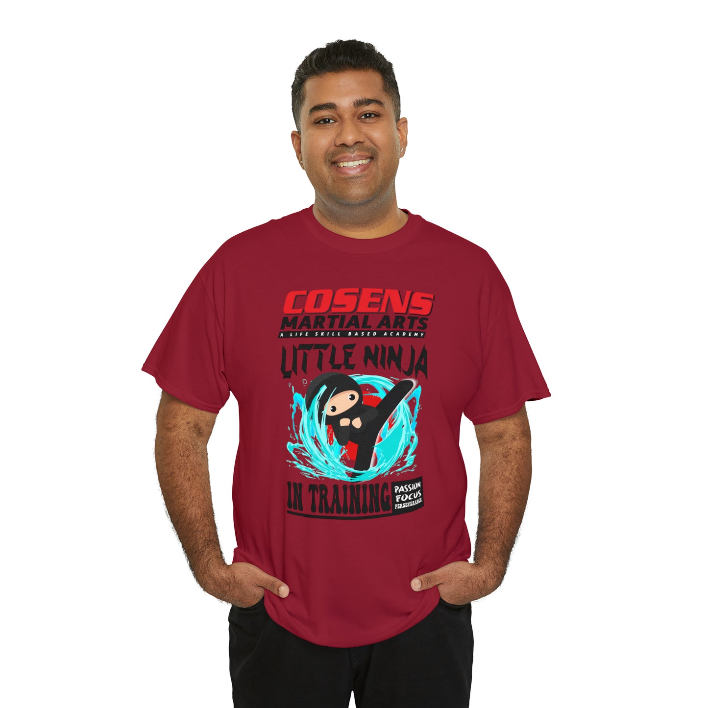 Adult "Little Ninja in Training" Cosens Martial Arts Unisex Heavy Cotton Tee Unisex Heavy Cotton Tee