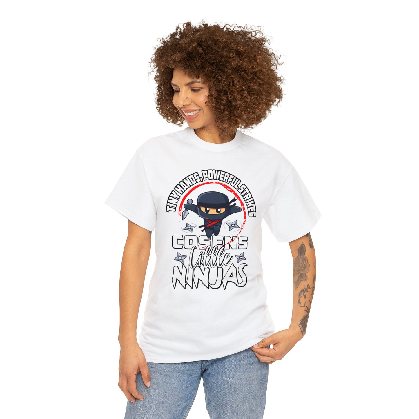 Adult "Little Ninjas" Cosens Martial Arts Unisex Heavy Cotton Tee Unisex Heavy Cotton Tee