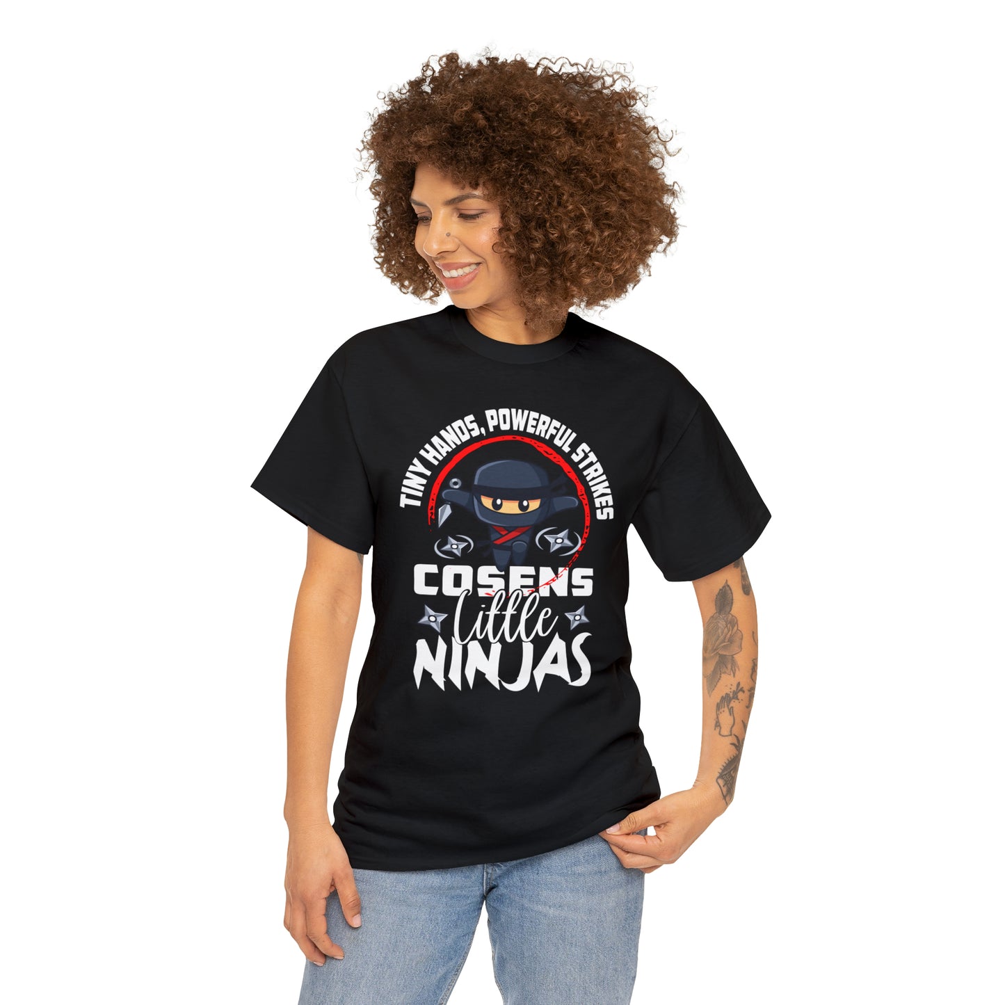 Adult "Little Ninjas" Cosens Martial Arts Unisex Heavy Cotton Tee Unisex Heavy Cotton Tee