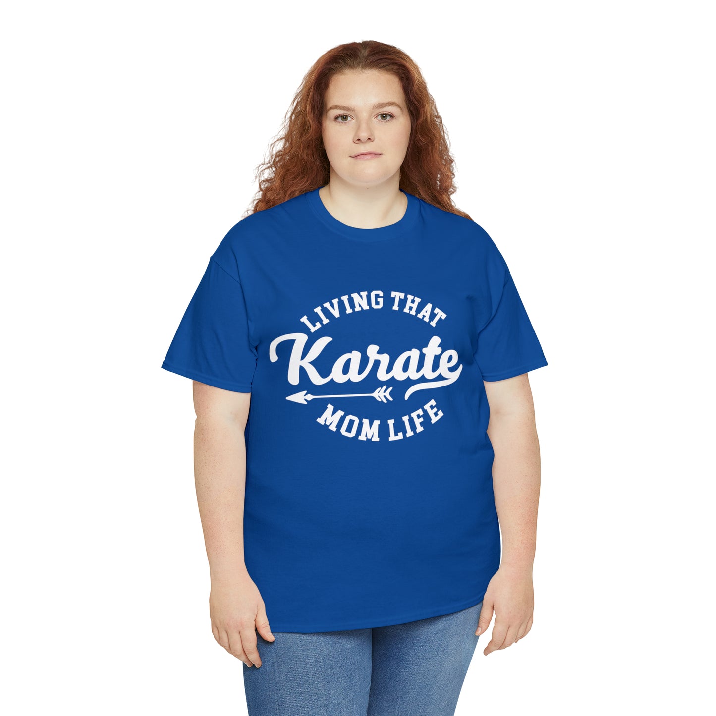 Karate Mom Life! Shirt For Mom, Heavy Cotton Tee