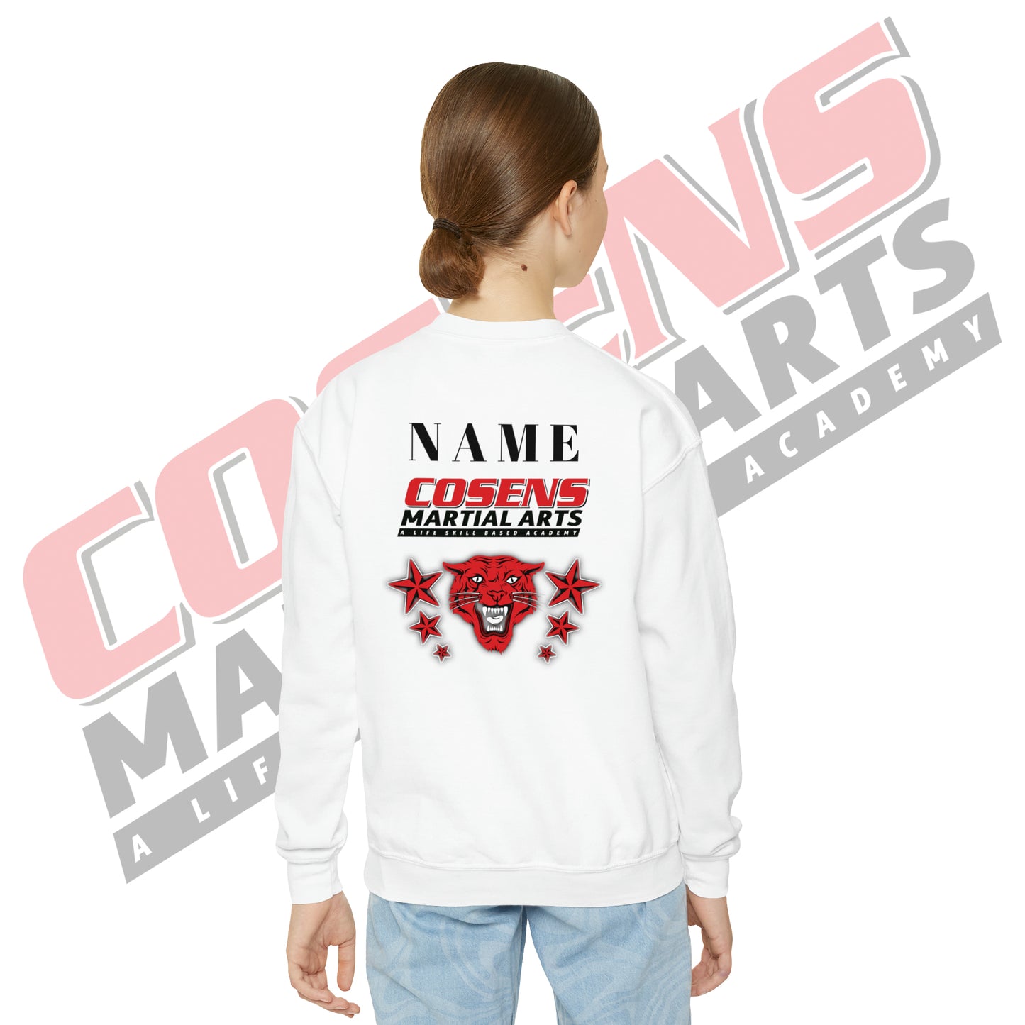 Youth Custom Crewneck Sweatshirt (Name on Back)