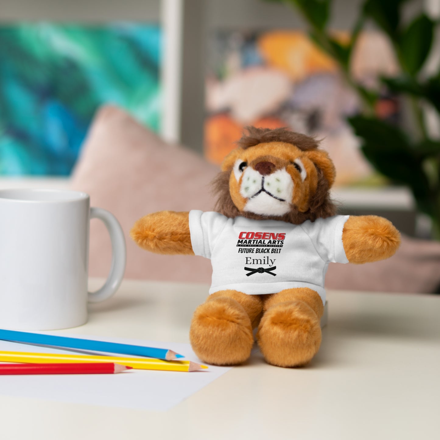 Personalized Cuddle Buddy for Your Little Martial Artist!