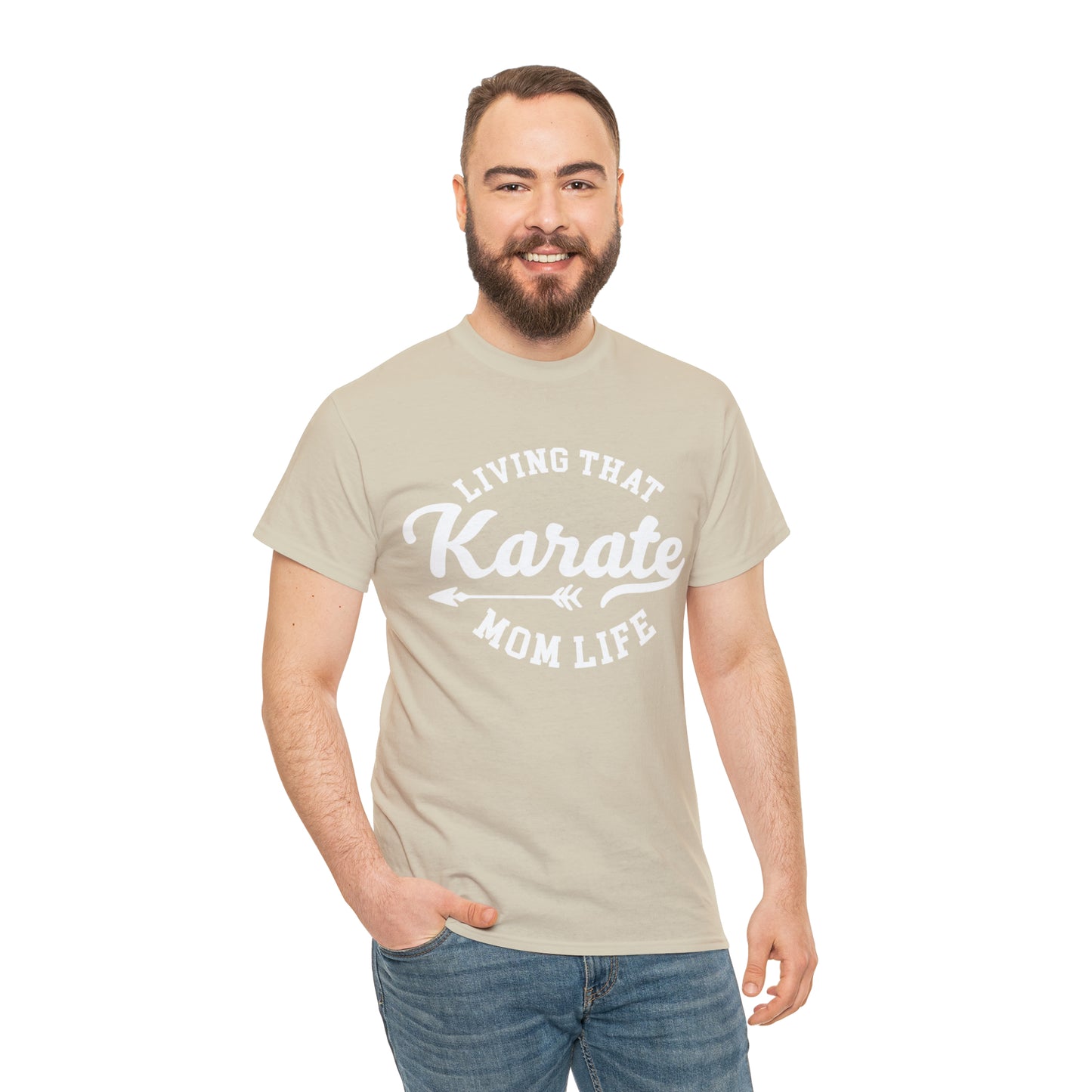 Karate Mom Life! Shirt For Mom, Heavy Cotton Tee