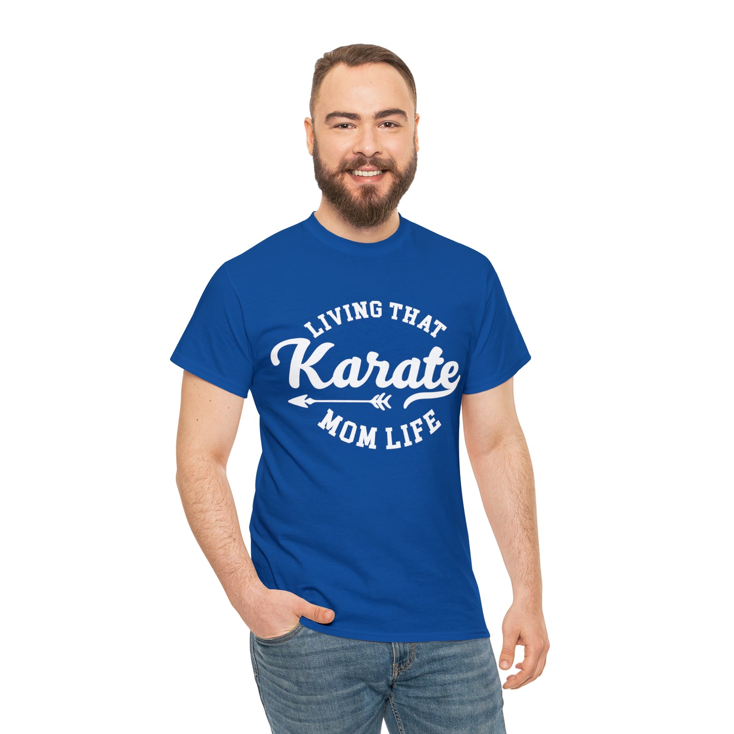 Karate Mom Life! Shirt For Mom, Heavy Cotton Tee