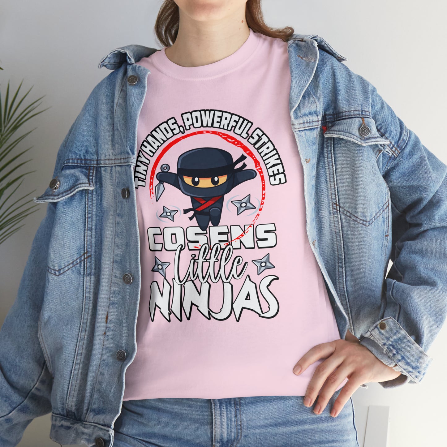 Adult "Little Ninjas" Cosens Martial Arts Unisex Heavy Cotton Tee Unisex Heavy Cotton Tee