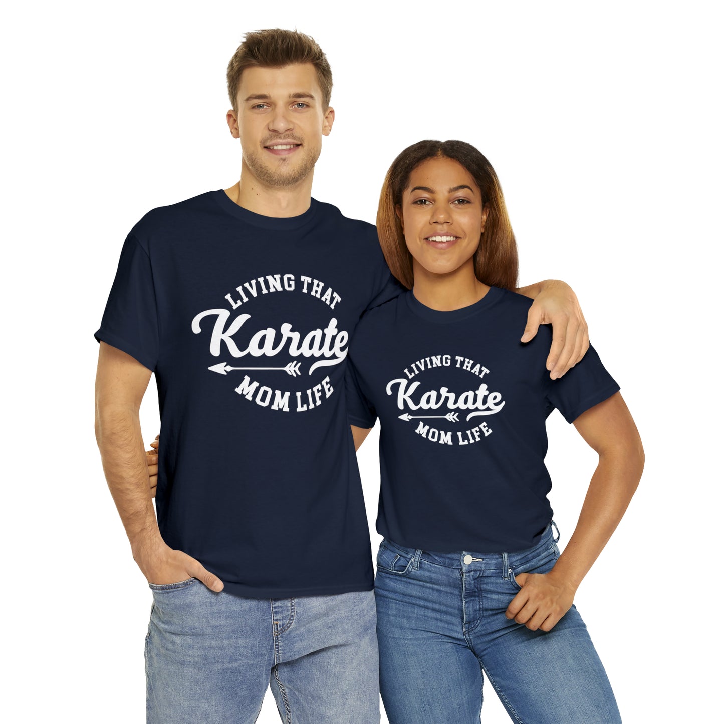 Karate Mom Life! Shirt For Mom, Heavy Cotton Tee