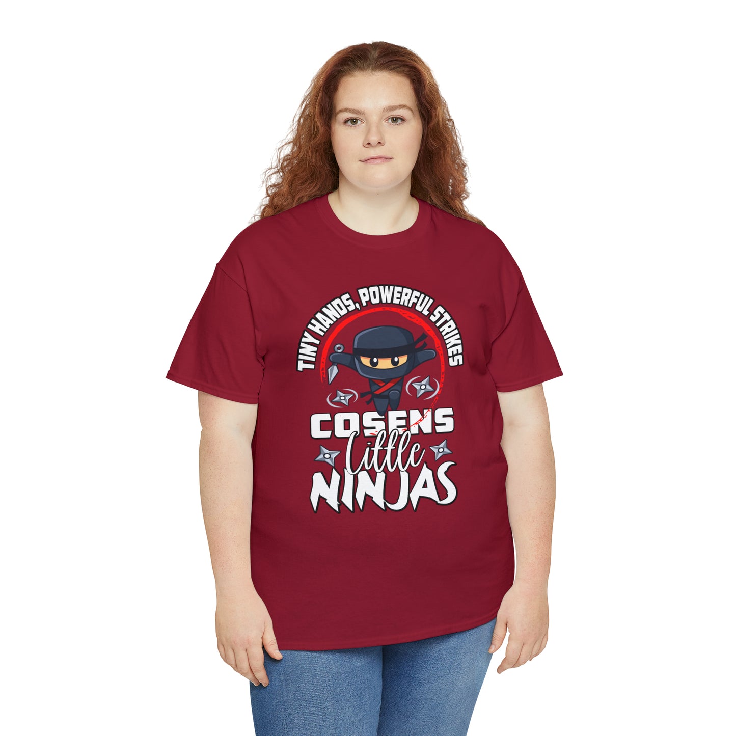 Adult "Little Ninjas" Cosens Martial Arts Unisex Heavy Cotton Tee Unisex Heavy Cotton Tee