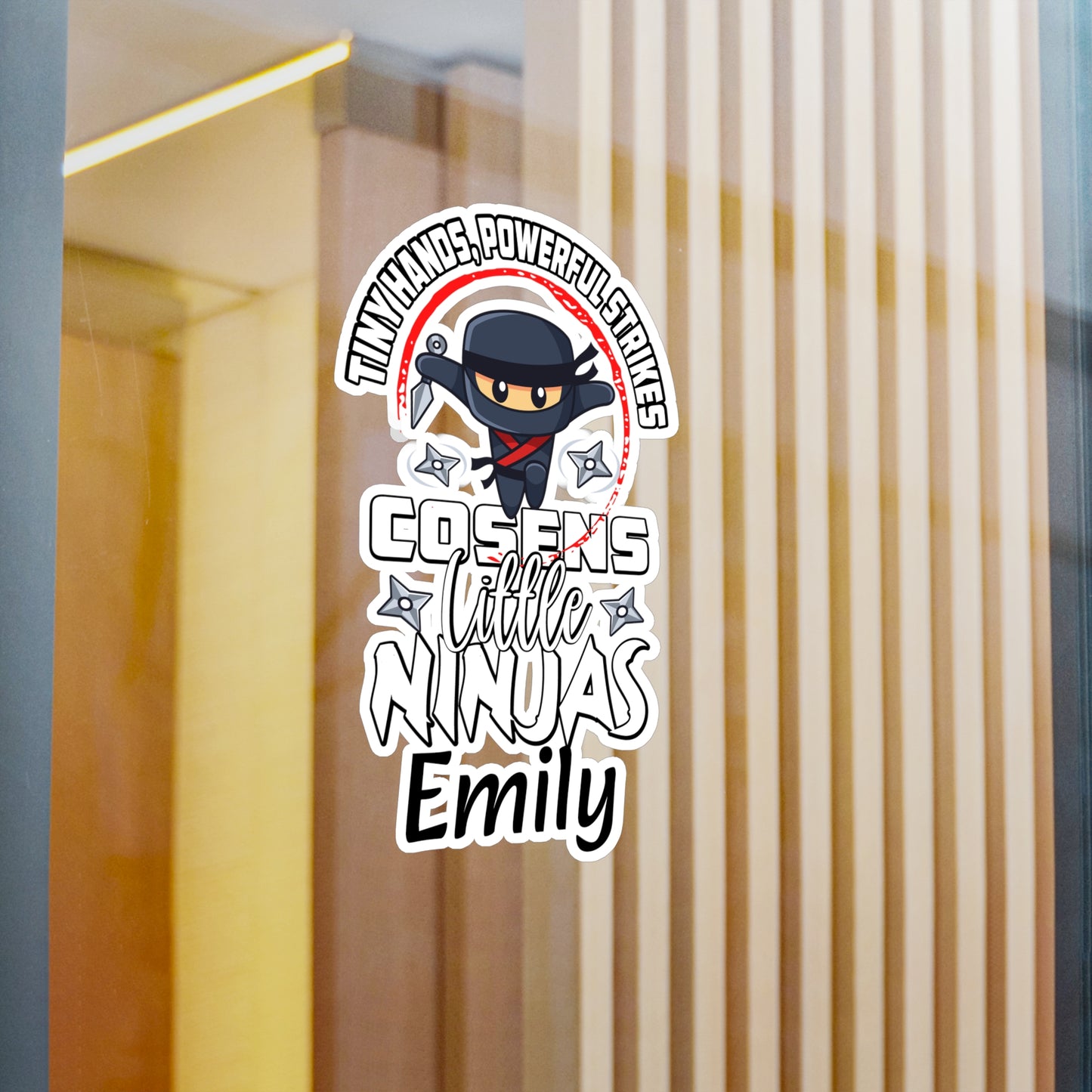 Customized Vinyl Decals - Little Ninjas!