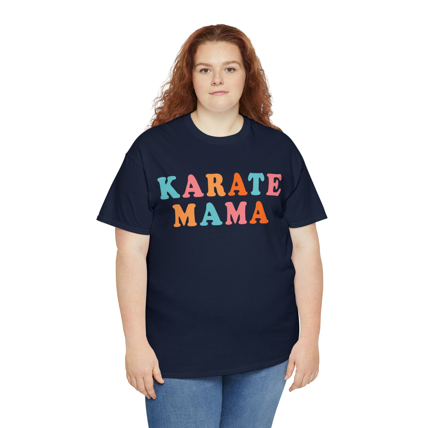 Karate Mama, Shirt For Mom, Heavy Cotton Tee