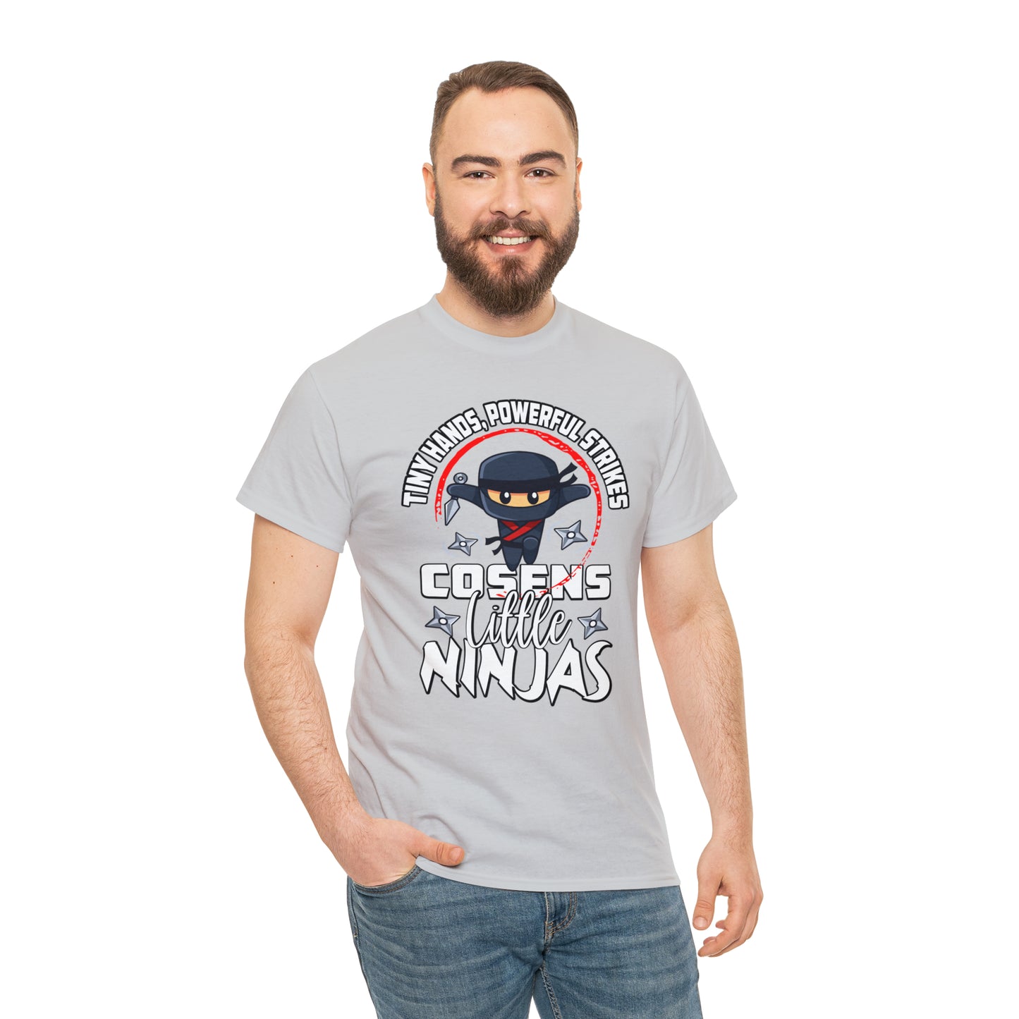 Adult "Little Ninjas" Cosens Martial Arts Unisex Heavy Cotton Tee Unisex Heavy Cotton Tee