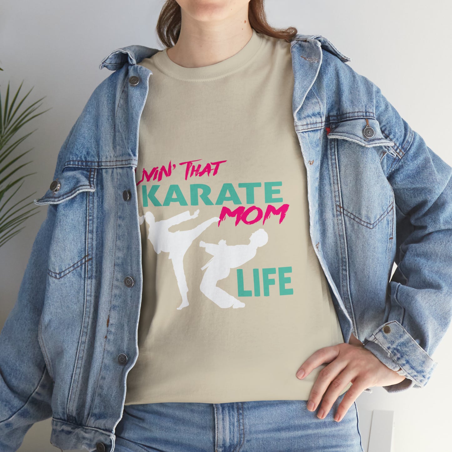 Copy of Livin' That Karate Mom Life Heavy Cotton Tee