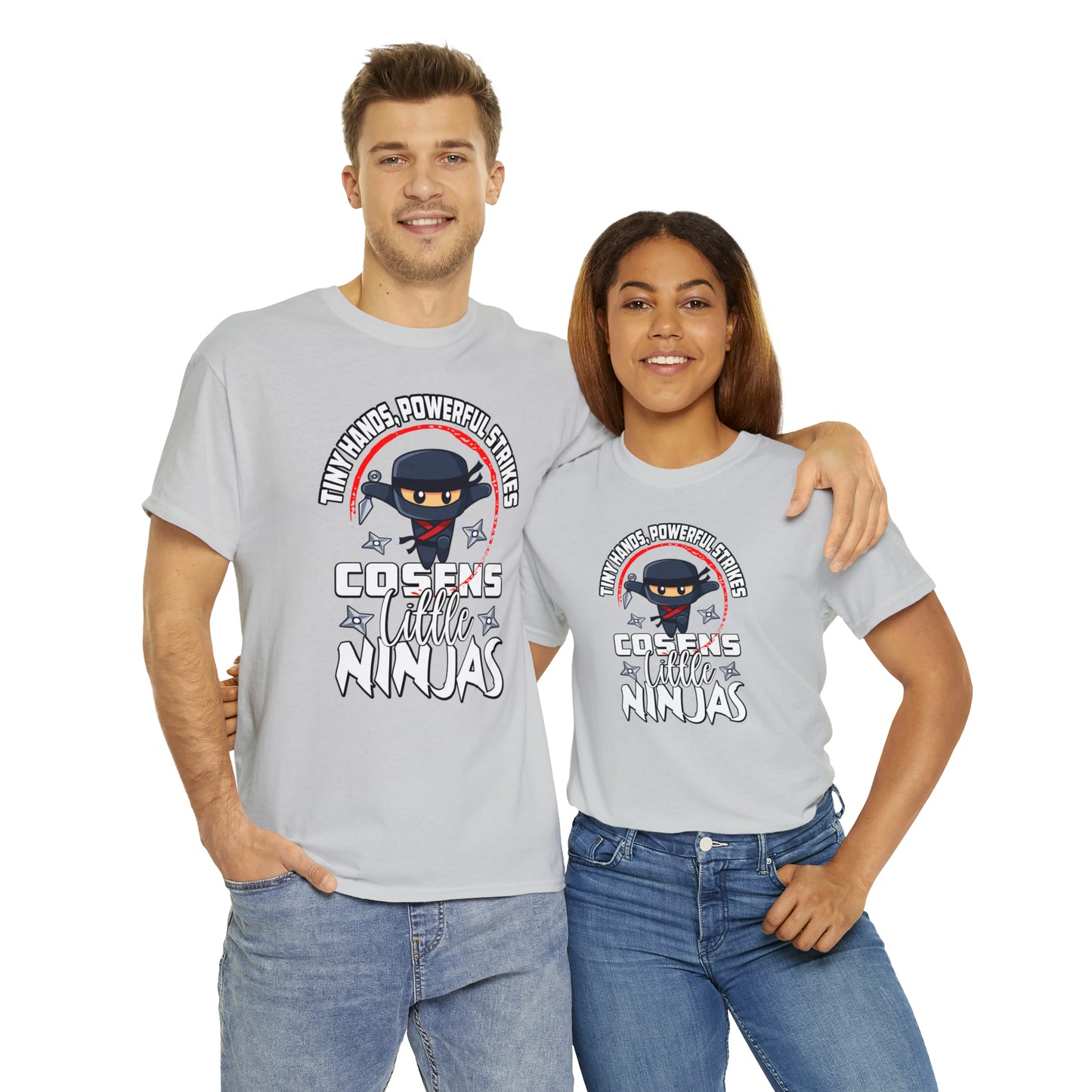 Adult "Little Ninjas" Cosens Martial Arts Unisex Heavy Cotton Tee Unisex Heavy Cotton Tee